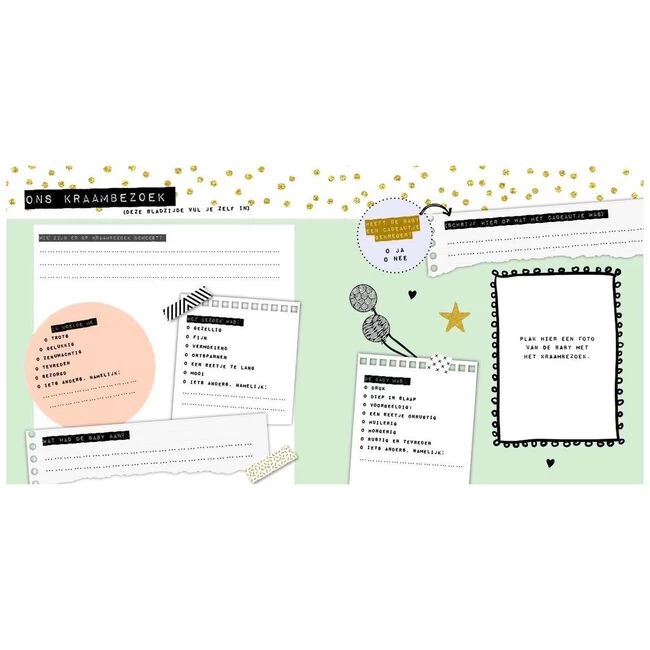 Lantaarn Publishers Invulboek Kraambezoek 6 Lantaarn Publishers Invulboek Kraambezoek - Afbeelding 4