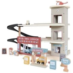 Little Dutch Treinbaan Garage -Speelgoed & Boeken Deals 134168 1341680099 2