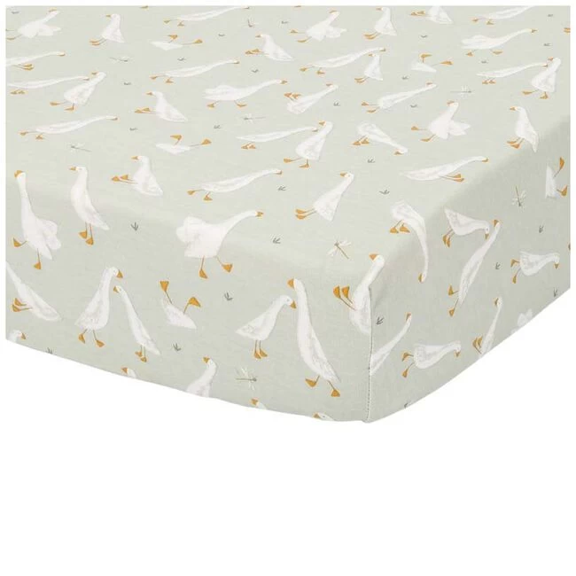 Little Dutch Wieghoeslaken Little Goose 4 Little Dutch Wieghoeslaken Little Goose - Afbeelding 2