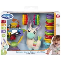 Playgro Sensory Llama Explore And Play Gift Pack