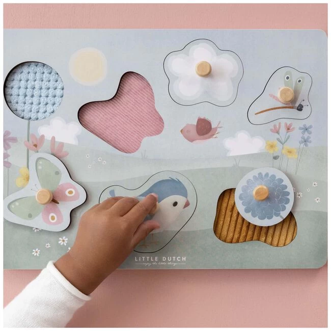 Little Dutch Voelpuzzel Flowers & Butterflies 5 Little Dutch Voelpuzzel Flowers & Butterflies - Afbeelding 3