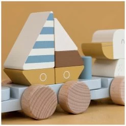 Little Dutch Blokkentrein Sailors Bay -Speelgoed & Boeken Deals 141180 1411800072 5