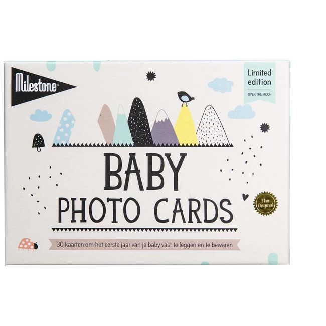 Milestone Baby Fotokaarten - Over The Moon 3 Milestone Baby Fotokaarten - Over The Moon