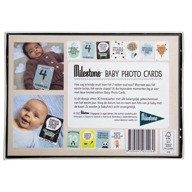 Milestone Baby Fotokaarten - Over The Moon 4 Milestone Baby Fotokaarten - Over The Moon - Afbeelding 2