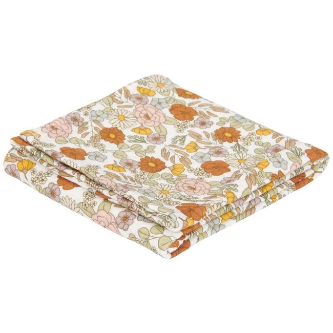 Little Dutch Swaddle / Hydrofiele Doek Vintage Flowers 3 Little Dutch Swaddle / Hydrofiele Doek Vintage Flowers