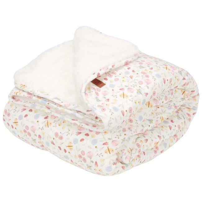 Little Dutch Ledikant Deken Flowers & Butterflies 3 Little Dutch Ledikant Deken Flowers & Butterflies