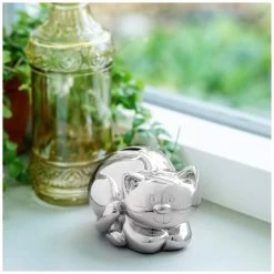 Zilverstad Spaarpot Poes -Speelgoed & Boeken Deals 1461440013 2