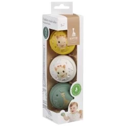Sophie De Giraf Set Van 3 Muzikale Speelballen -Speelgoed & Boeken Deals 1462810099 1